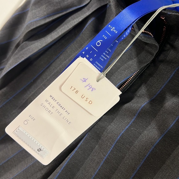 NWT - Kit and Ace, West Coast Fit - Walk the Line Short - Picture 5 of 6